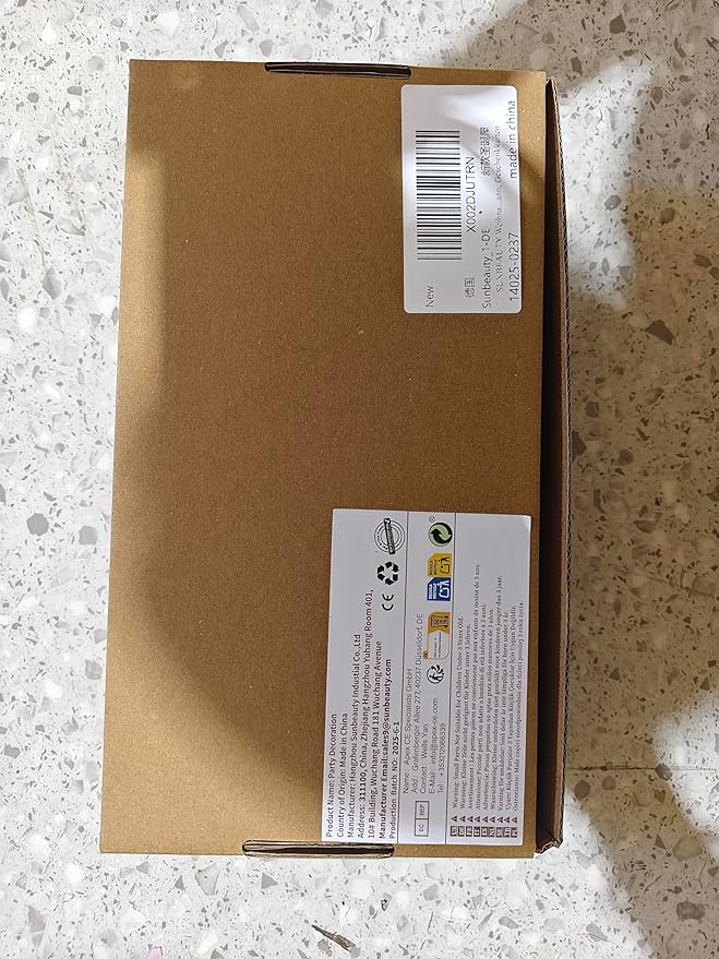 SUNBEAUTY Dollhouse Christmas Decorations Elf Door Kit Dollhouse Accessories with Miniature Christmas Tree Fairy Door Santa Claus Snowflake DIY Miniature House Kit Xmas Decor