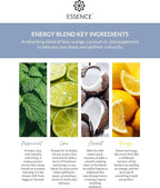 Essence Wearable Aromatherapy Nasal Diffuser – Energy Blend Essential Oil Nose Ring – Personal Scent Clip for Travel, Work & Everyday Use – Made in USA (3 Pack)