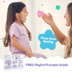 Medicine Dispenser, Butterfly - Liquid Medication Syringe for Newborns, Infants, Babies & Toddlers - Baby Medicine Kit with Pacifier Attachment for Accurate Dosing