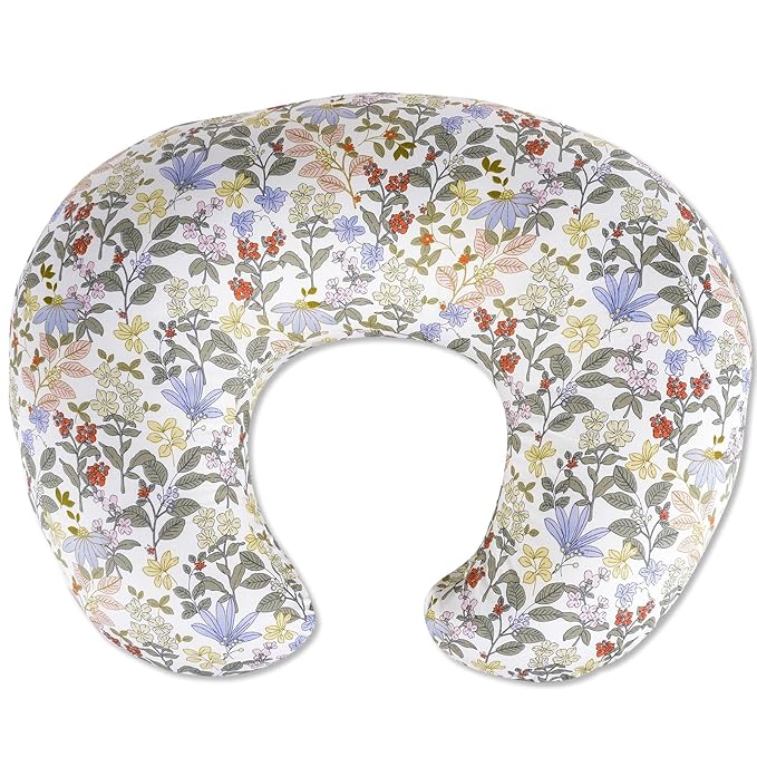 Nursing Pillow, Breastfeeding Pillow with Removable Cover, Ergonomic Breast Feeding Pillow, Baby Feeding Support Cushion for Mom Easier Breastfeeding- Original Size/Flower