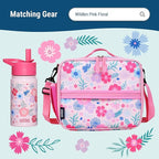 Wildkin ECO rPET 15-inch Kids Backpack – Sustainable, Padded, Adjustable – Pink Floral