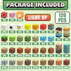 Magnetic Blocks Toy Building Set for Kids 3+, Light Up Magnetic Building Blocks, 3D Construction Build Toys STEM Sensory Magnet Cubes Christmas Birthday Present