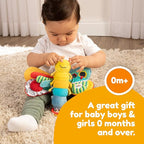 Lamaze Clip On Car Seat and Stroller Toy - Freddie the Firefly - Crinkle Car Seat Toys and Stroller Toys - Sensory Toys for Babies - Travel Toys for Car - Infant Toys Ages 0 Months and Up