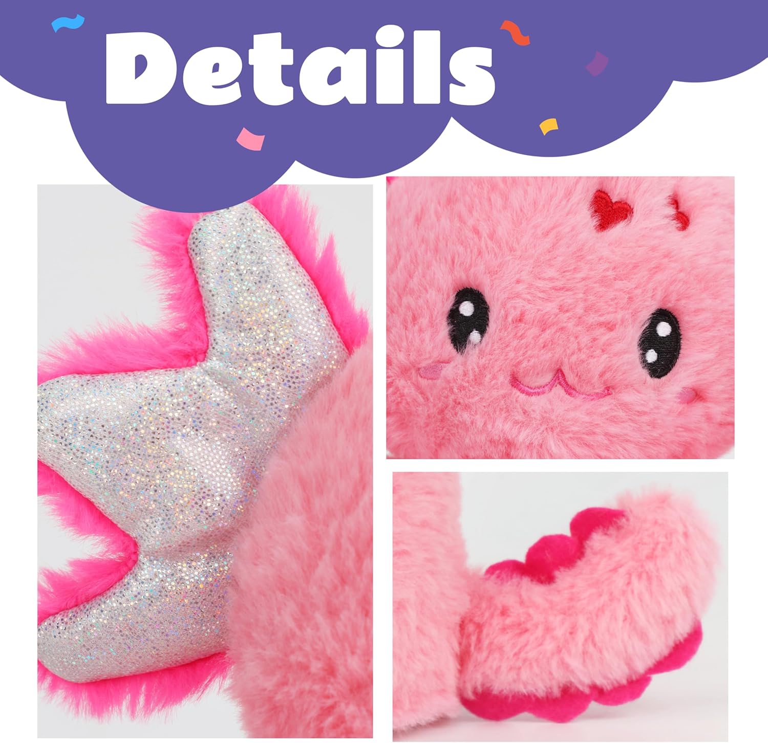 Cuteoy Talking Axolotl Repeat What You Say Musical Stuffed Animal Shaking Singing Plush Toy Electric Interactive Animated Salamander Plushies for Kids Girls Boys Birthday