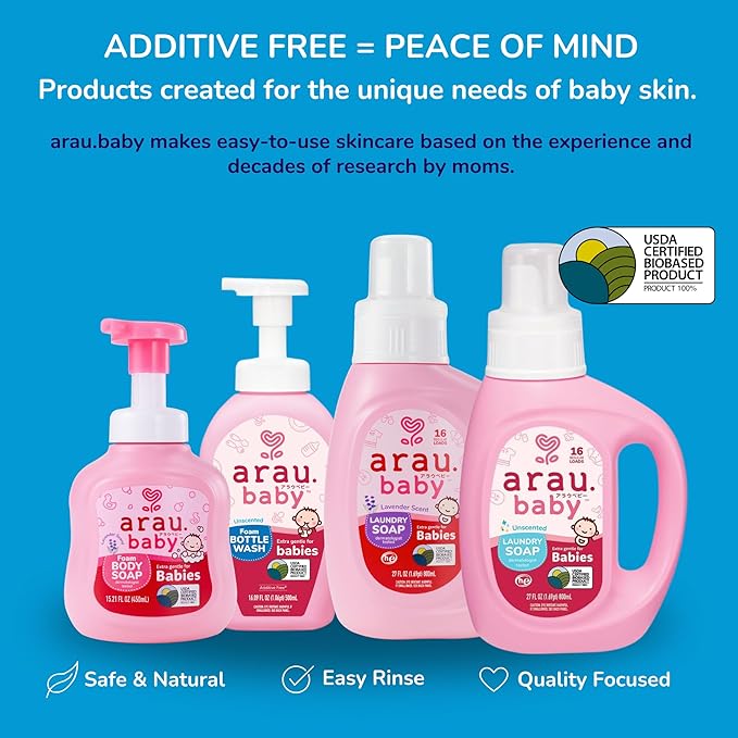 Foam Bottle Wash - Gentle Cleansing Soap for Bottles, Pacifiers, Toys, Dirty Surfaces, Foam Dish Soap, Plant Based, Safe for Baby, Trusted Baby Care Brand (16.9 fl oz - Pack of 3)