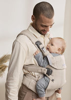 BabyBjörn Baby Carrier Harmony, Woven mélange, Light Beige | 3-in-1 Ergonomic Baby Carrier; Newborn, Facing-in, Outward-Facing, and Back Carrying Positions Supported (7-40 lbs), Newborn to Toddler
