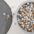 GOGOSO Ball Pits Balls for Toddlers Pack of 50 100 200 Plastics Shape Ball Non-Phthalate Non-BPA Non-Toxic 2.2-Inch Crush Proof Play Balls