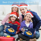 Toys for Boys Age 8-10,STEM Kit Bot Build Your Own Science Gear Robot Kit with Solar Panel & Battery Power, Christmas Birthday Idea Gifts Toy for 9 10 11 12 13 14 Years Old Boy