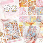 Scene Sticker Book for Kids,20 Sets of 3D Sticker Scenes for Adults Fun Mini Cute Kawaii Stickers Therapy 3D Scenes 3D House Stickers Set Relief Stress Pass The Time