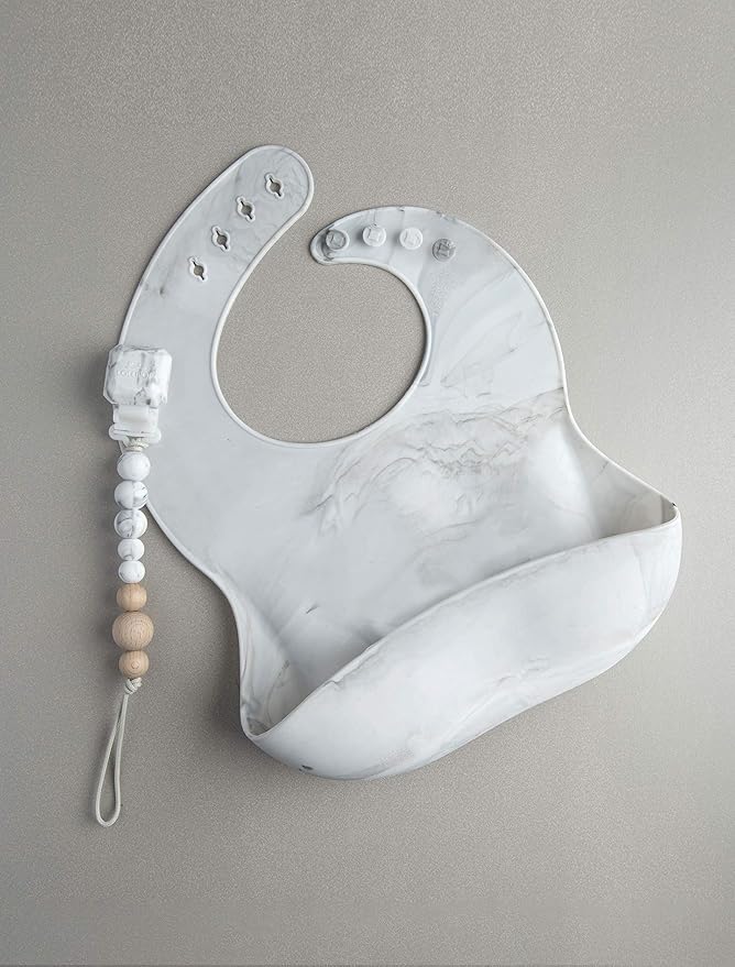 Loulou Lollipop Soft, Waterproof Silicone Feeding Bib