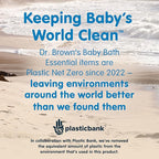 Dr. Brown's CleanUp Temposaurus Floating Bath Thermometer for Accurately Measuring Baby's Bath Water Temperature, BPA free