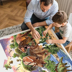Jumbo Floor Puzzle for Kids,48 Piece Dinosaur Large Jigsaw Puzzles for Toddlers Ages 3-5,Children Learning Preschool Educational Dinosaur Toys,Christmas Birthday Gifts for Boys Girls Ages 4-8
