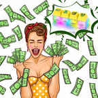 Keyboard Fidget Toys Adults Fidget Keyboard Clicker with LED Light Keychain Sensory Toys for Anxiety Stress Relief (GreenDollar, 4 in 1)