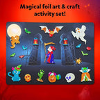 Skillmatics Foil Fun - Halloween, No Mess Art for Kids, Craft Kits, DIY Creative Party Activity, Trick or Treat, Gifts for Girls & Boys Ages 4, 5, 6, 7, 8, 9