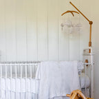 Sorrel + Fern Baby Crib Mobile (Moon, Cloud, & Stars) - Baby Shower Gift Nursery Decor Ceiling Mobile for Boys & Girls (Foldable)