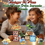 Magnetic Tiles Dinosaur Toys for Kids 3-5 5-7 Magnet Building Blocks Toddler Toy Dinosaurs - 3 Year Old Boy Gift STEM Learning Resources for Kids Ages 3 4 5 6 7 8 Gifts for 4 Year Old Boys