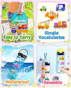 Benresive Reusable Sticker Books for Kids 2-4, Sticker Books for Toddlers 1-3 2-4, Toddler Travel Toys Activities Crafts Gifts - Vehicle