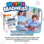 FoxMind Match Madness Board Game, Visual Recognition Matching Board Game, Family Puzzle Game to Develop Kids Problem Solving Skills