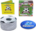 Menique Soccer World Cup Memory Matching Game – 79 Cards (32 Country Pairs + 15 Action Cards) – 2 Games in 1: Flags + Penalty Challenge – Bilingual Educational Game for Kids and Adults