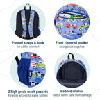Wildkin 16-inch Kids Backpack – Durable, Padded & Spacious School Bag for Boys & Girls - Heroes