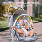 TUMAMA Baby Stroller Arch Toy,Portable Baby Mobile for Bassinet,Newborn Sensory Hanging Rattle Arch Toy for Babies Infants 0-12 Months