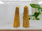 Amazing Gemstone Yellow Jasper Crystal Towers - Natural Healing Crystal Point Obelisk for Reiki Healing and Crystal Grid (3 Inch)