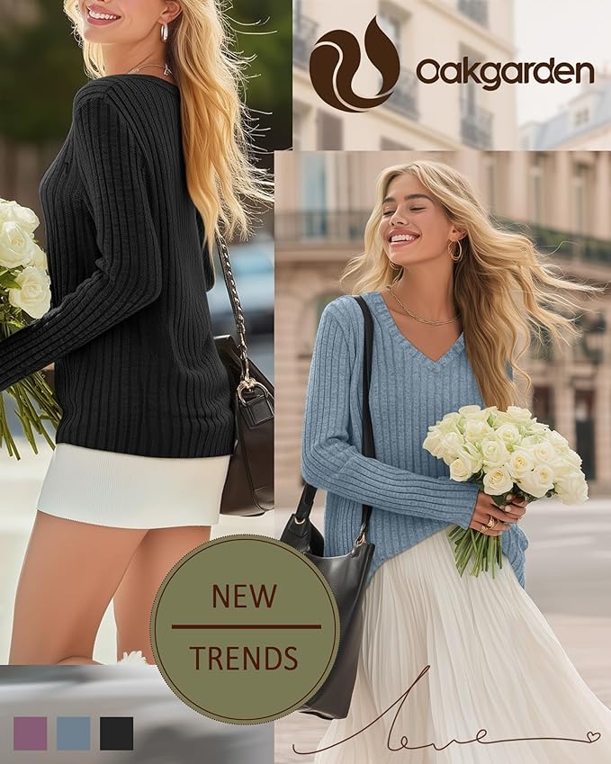 3 Pack Women's Maternity Nursing Tops, V Neck Breastfeeding Sweaters Long Sleeve Hidden Zipper Shirts