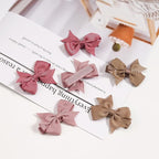 CÉLLOT Hair Clips for Girls - 42PCS Fully Lined Hair Bows Alligator Clips for Toddlers, Infants, Kids, 21 Color Pairs