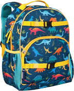 Wildkin ECO rPET 15-inch Kids Backpack – Sustainable, Padded, Adjustable – Jurassic Dinosaurs