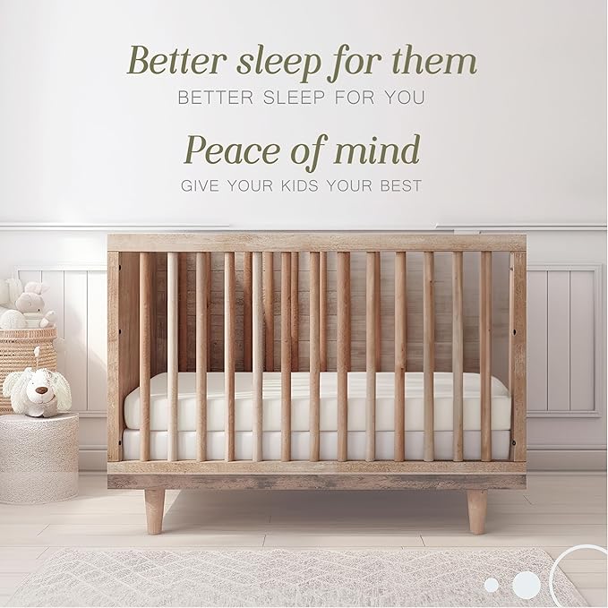 Bella Coterie Luxury Bamboo Viscose Crib Sheet | Organically Grown | Ultra Soft | Cooling for Better Sleep | Deep Pocket Fitted Sheet for Crib & Toddler Mattress | 100% Organically Grown [Ivory]