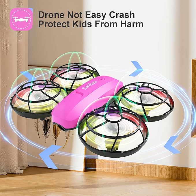 Mini drone for Kids and Beginners,Indoor Quadcopter Plane for Boys,Small Helicopter with Auto Hovering, 3D Flips, Headless Mode,Easy to fly,Great Gift Toy for Boys and Girls