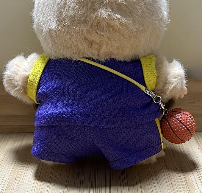 This Sports-Themed Basketball Football 3-Piece Set is Suitable for a 17cm and Also for Other Dolls of The Same Size. 【 Key Point 】 Only Clothes, no Dolls. (NO.24 - Purple)