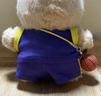 This Sports-Themed Basketball Football 3-Piece Set is Suitable for a 17cm and Also for Other Dolls of The Same Size. 【 Key Point 】 Only Clothes, no Dolls. (NO.24 - Purple)