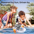 Sillbird Solar Robot Building Kit STEM Gift for Boys Aged 8-13, 15-in-1 DIY Science Educational Robotic Toy for Kids Teens Birthday, Powered by The Sun or Battery with 212 Pieces