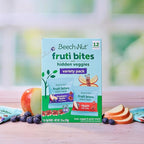 Beech-Nut Toddler Snacks Fruti Bites with Hidden Veggies Quinoa & Chia, Fruit Snack Variety Pack for Babies and Toddlers, 6 Boxes (72 Individually Wrapped Packs)