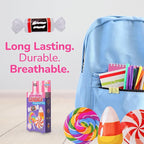 BioSwiss Bandages, Sweet Candies Shaped Self Adhesive Bandage, Latex Free Sterile Wound Care, Fun First Aid Kit Supplies for Kids and Adults, 24 Count