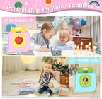 Talking Flash Cards for Toddlers 1-3, Educational Toddler Toys for 1 2 3 4 5 Years Old Girls Birthday Gift Idea, Montessori Learning Toy for Toddlers, Autism Sensory Toys, Pocket Speech Therapy Toy