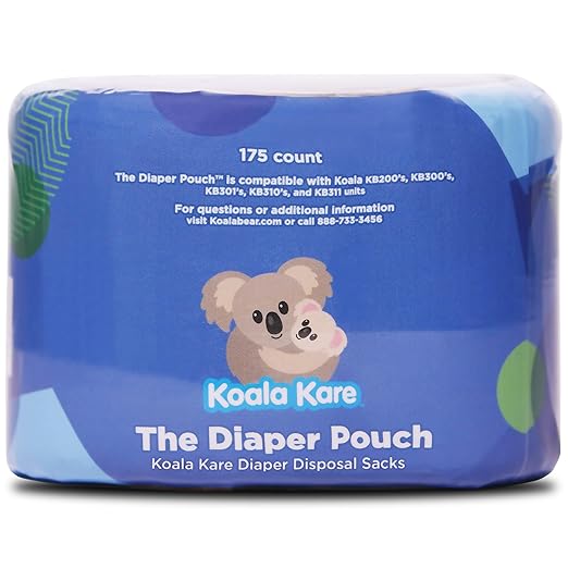 Koala Kare The Diaper Pouch™ - Diaper Disposal Sacks for Koala Baby Changing Stations, 175 Sacks per Cartridge, Model KB160-X6 (6 Pack of Cartridges)