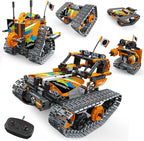 5 in 1 STEM Remote Control Building Kit, 392Pcs Blocks Erector Projects Set Toys for Kids Age 8-12, Build a Tank/Robot/AVT DIY Science Educate 6 7 9 10 11 Years Old for Boys & Girls Gift Ideas