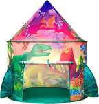 JOYIN Dinosaur Play Tent for Kids, Pop Up Play Tent for Boys & Girls, Kids Indoor Outdoor Dinosaur Playhouse Tent Set for Toddlers Birthday