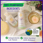 California Baby Super Sensitive Bubble Bath | No Added Fragrance | 100% Plant-Based Ingredients (USDA Certified) | Allergy Friendly | Babies, Adults & Kid Bubble Bath | Ideal for Sensitive Skin | Free Bubble Wand Included |13 Fl oz