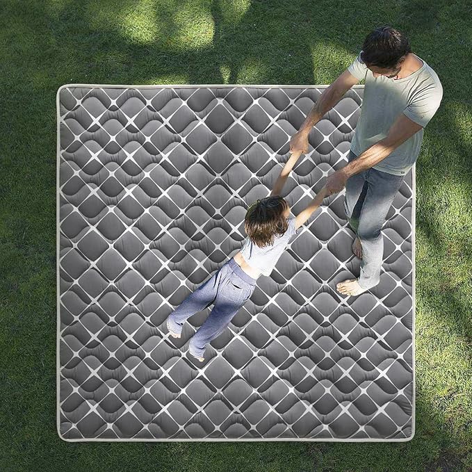 High-Density Foam Baby Play Mat, 36x36 Inches Thicken One-Piece Comfortable and Soft Playmat, Non Slip Machine Washable Floor Mat for Infants, Tapete para Bebes,Toddlers