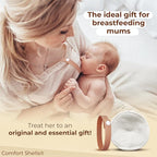 Comfort Shells® Reusable Nursing Pads – 14 Pack Ultra Soft Breast Pads + Laundry Bag + Nursing Clip Bracelet – Washable, Hypoallergenic – Absorbs Breast Milk Leaks