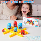 Tic Tac Toe Strategic Board Game for Kids and Family,Party Tabletop Games, Strategy Head to Head Games,Friendly Educational Board Game, Suitable Party 2 Players Toys (1PC)