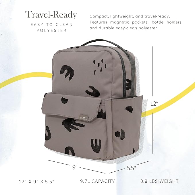 RED ROVR - Mini Roo Backpack (Truffle Doodle)