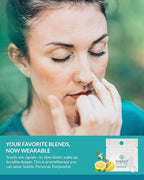Essence Wearable Aromatherapy Nasal Diffuser – Breathe Easy Essential Oil Nose Ring – Personal Scent Clip for Travel, Work & Everyday Use – Made in USA