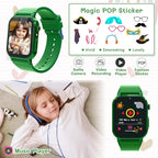 Kids Smart Watch with 32 Games Toys for Ages 5-12 Watch for Kids with HD Touch Screen Video Camera Music Player Pedometer Learn Cards Audiobook, 10 9 8 7 6 5 Year Old Girls Boys Birthday Gifts