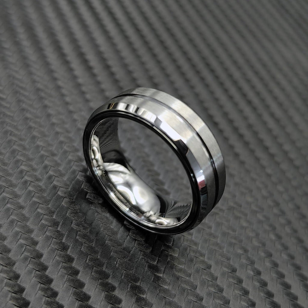 EDC Fidget Slider Fidget Toy Adult Stress Relief Metal Ratchet Ring Jewelry ADHD Recreational Fidget Toy Tactile Coin (Silvery, 7)