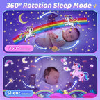 Onefire Night Light for Kids Gifts, 15 Sound Machine Baby Night Light, 15 Films Star Projector for Kids Room Decor, Brightness Unicorn Light Projector for Toddler Girl Toys Toddler Girl Gifts Age 1-5