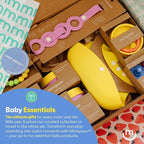 morepeas The Everything Snack Bowl - All-in-One Baby, Toddler & Kid Food Container - Travel Essential with Spill Proof Lid & Suction Base - Blueberry